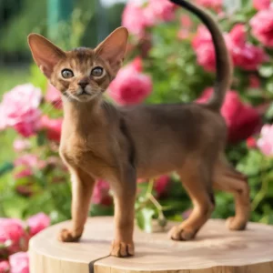 neo, purebred abyssinian male kitten
